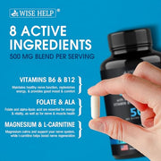 Neuropathy Support Natural Nerve Discomfort Relief - Made in USA - Nerve Antioxidant for Trigeminal Neuralgia, Diabetic & Peripheral Neuropathy - Hands, Neck, Feet & Toes Treatment Formula - 60 Caps