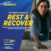 Theraflu Max Strength Nighttime Flu Medicine for Flu Symptom Relief with Acetaminophen, Dextromethorphan HBr and Chlorpheniramine Maleate, Honey and Elderberry Flavored - 8.3 fl oz Syrup