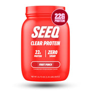 SEEQ Supply Clear Whey Protein Powder - 22 Servings, 22g Protein Per Serving - Sour Green Apple