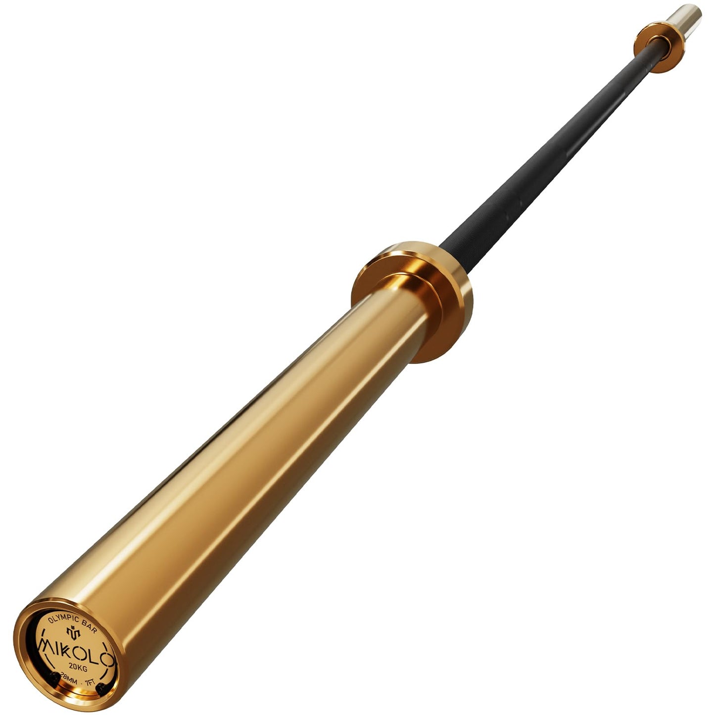 Mikolo 7ft Olympic Barbell, Barbell for Weightlifting and Powerlifting 45lb, Olympic Bar for 1500lbs Capacity, Weight Bar Fit 2” Standard Weights