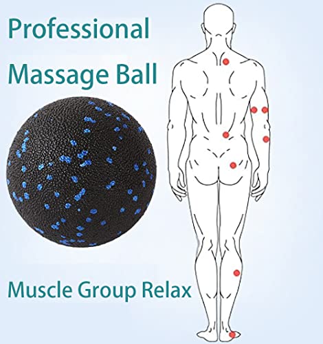 Mini Foam Roller - Muscle Massage Rollers for Trigger Point Therapy, Myofascial Release, Deep Tissue Fitness Massage & Relax Tight Muscles, Peanut Ball