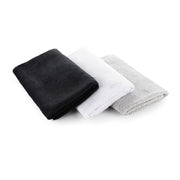The Rag Company - Sport Towel - Gym, Exercise, Fitness, Sport, Ultra Soft, Super Absorbent, Fast Drying Premium Microfiber, 320gsm, 16in x 27in, White (3-Pack)