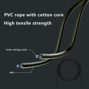Workout Jump Rope,5mm PVC Jump Rope,Adjustable Length with Shatterproof Handles, Ideal for Beginners & Advanced Athletes, Fitness, Cardio & Boxing