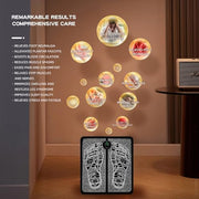 Portable MHD EMS TENS Foot Massager for Plantar Fasciitis & Neuropathy Pain Relief - Deep Tissue Electric Muscle Stimulator, Adjustable Intensity, Lightweight Design for Home, Travel, Office Use