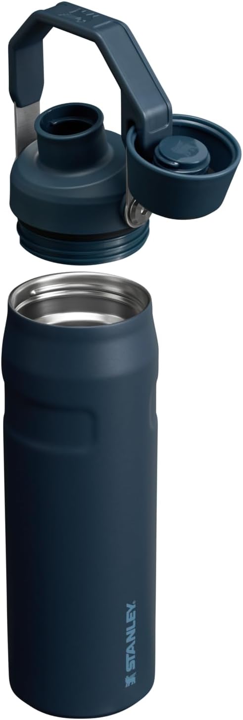 Stanley IceFlow Fast Flow Water Bottle | Angled Spout Lid | Lightweight & Leakproof for Travel & Sports | Insulated Stainless Steel | BPA-Free
