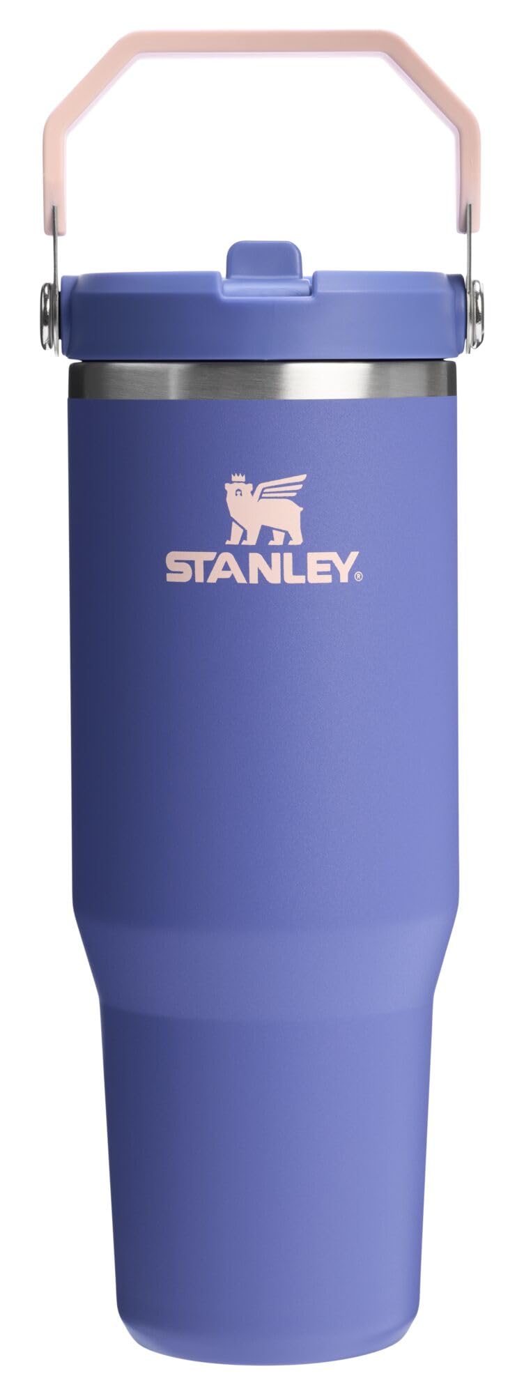 Stanley IceFlow 2.0 Flip Straw Tumbler with Handle 30 oz | Twist On Lid and Flip Up Straw | Leakproof Water Bottle | Insulated Stainless Steel | BPA-Free | Prickly Pear