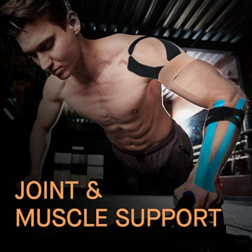 OK TAPE Kinesiology Tape, Regular Original Cotton Elastic Athletic Tape for Support and Recovery, Sports Tape, 2in×16.4ft Uncut Roll - Pink