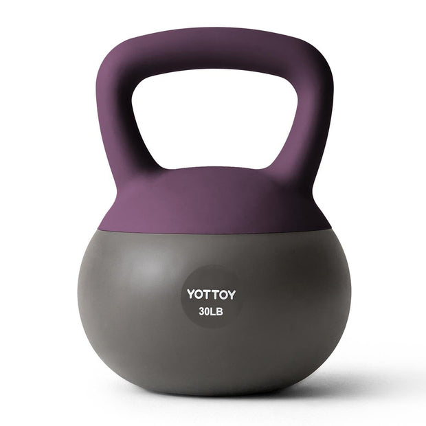 YOTTOY Soft Kettlebell, Set for Strength Training Kettlebells & Home Workouts, Soft-Sided Cushioned Base, Wide-Handle - Ideal for Men, Women, & Beginners