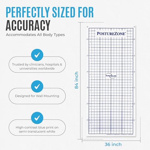 Posture Grid for Posture Assessment - Wall Mount with 90 min Online Pro Course