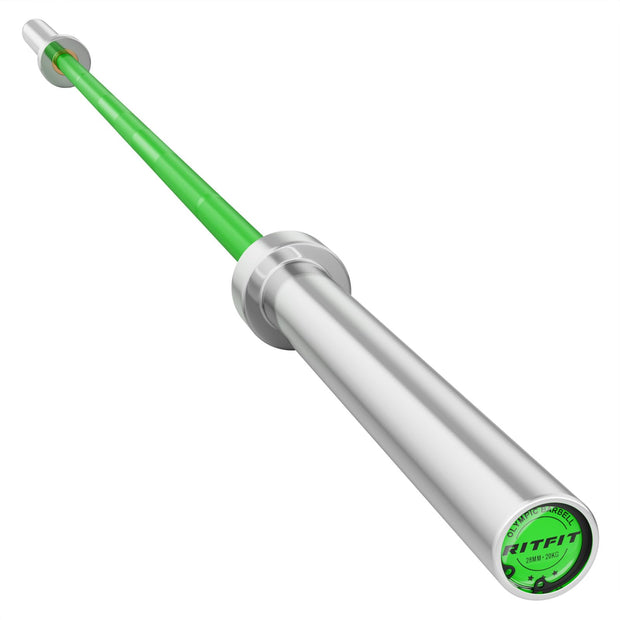 RITFIT 7FT Olympic Barbell for Strength and Weightlifting Training - 2 Inch Olympic Bar for Squat, Deadlift, Bench Press, Curl, Overhead Press - 500lbs/1000lbs/1500lbs Capacity