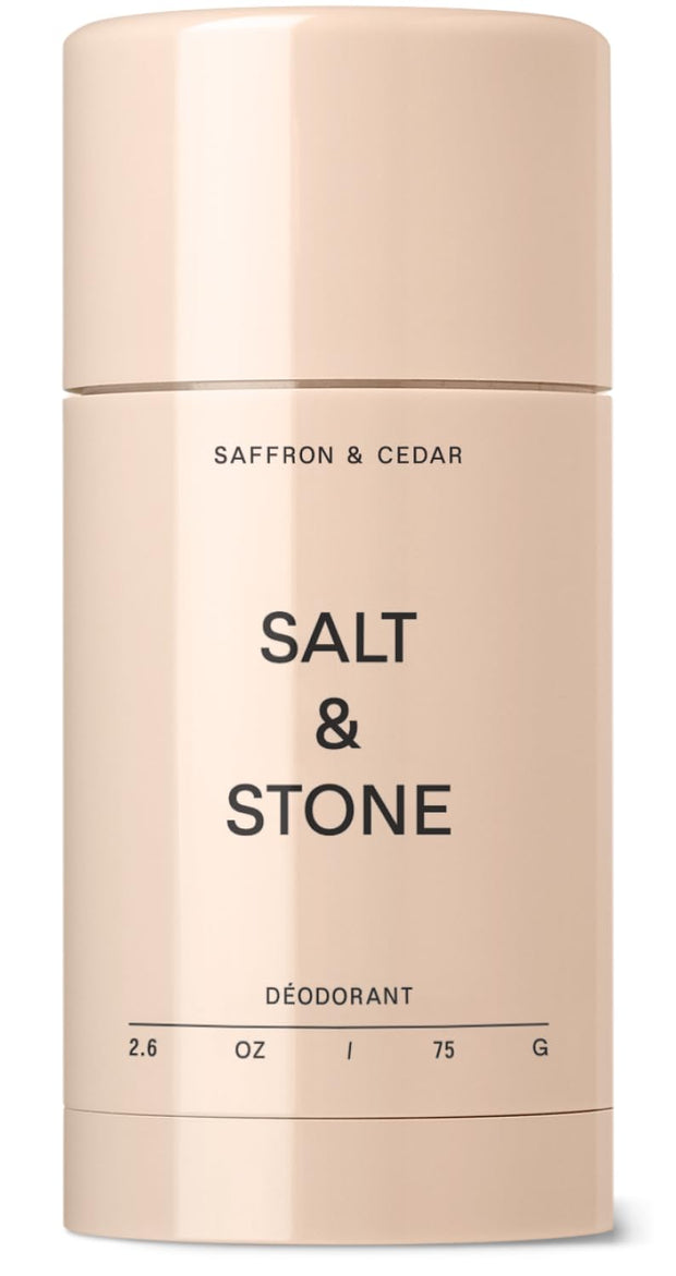 SALT & STONE Aluminum Free Deodorant | Extra Strength 48 Hour Protection for Women & Men | Made with Seaweed Extracts, Shea Butter & Prebiotics (Bergamot & Hinoki)