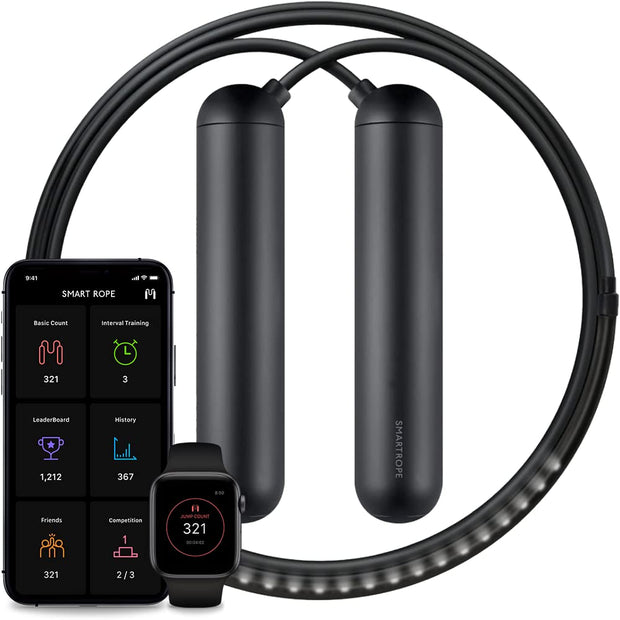 [Tangram Factory] Smart Rope - LED embedded Jump Rope - See your fitness data in MID-AIR