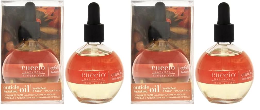 Cuccio Naturale Revitalizing- Hydrating Oil For Repaired Cuticles Overnight - Remedy For Damaged Skin And Thin Nails - Paraben /Cruelty-Free Formula - Milk And Honey - 2.5 Oz