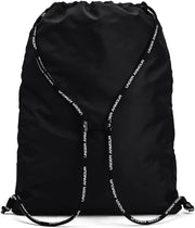 Under Armour Unisex-Adult Undeniable Sackpack , Black (001)/Metallic Silver , One Size Fits Most