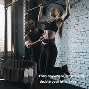 Silicone Adjustable Weighted Belt for Men & Women – DIY Weighted Walking & Exercise Belt with Removable Weights – Gym, Strength Training, Yoga, Hiking – Free Weight Adjustment for Wrist & Ankle