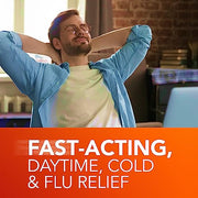 Vicks DayQuil & NyQuil Ultra Concentrated Liquicaps Co-Pack, Cold & Flu Medicine, Powerful Multi-Symptom Daytime & Nighttime Relief for Headache, Fever, Sore Throat, Minor Aches & Pains, & Cough, 96ct