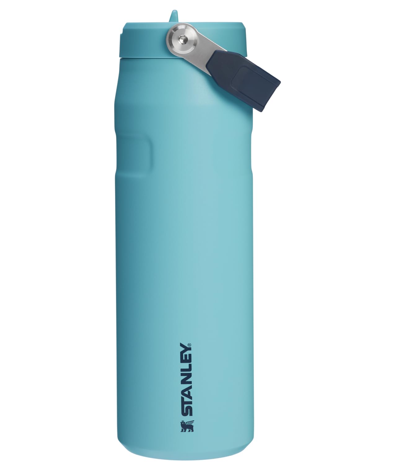 Stanley IceFlow Flip Straw 2.0 Water Bottle 24 oz | Built-In Straw for Travel and Sports | Lightweight and Leak Resistant | Insulated Stainless Steel | BPA-Free | Pink Mesa