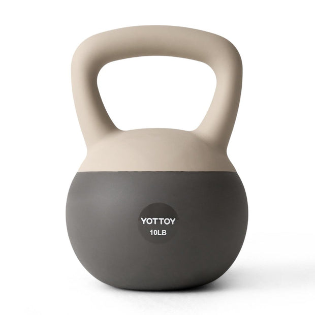 YOTTOY Soft Kettlebell, Set for Strength Training Kettlebells & Home Workouts, Soft-Sided Cushioned Base, Wide-Handle - Ideal for Men, Women, & Beginners