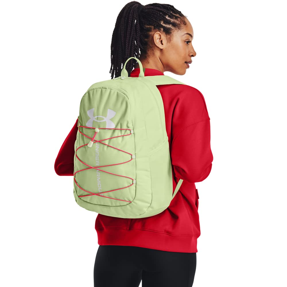 Under Armour Unisex-Adult Hustle Sport Backpack , Black (001)/Silver , One Size Fits All