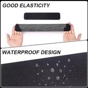 SUPERBE Precut Kinesiology Tape (3 Rolls Pack), Elastic Sports Tape for Pain Relief, Muscle Support, Recovery and Physio Therapy, Breathable, Waterproof (Black)