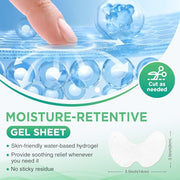 OK TAPE Cooling Patch for Knee Pain & Sprain, Soft Gel Patch with Menthol and Hydrogel Tech, Instant Relief from Discomfort, 10 Count (5.5in x 3.5in)