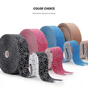 (2in X 103 Feet) OK TAPE PRO Bulk Kinesiology Tape, Original Elastic Latex Free Kinesiology Therapeutic Tape, Free Cut Printed