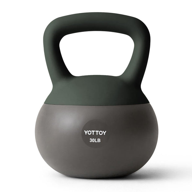 YOTTOY Soft Kettlebell, Set for Strength Training Kettlebells & Home Workouts, Soft-Sided Cushioned Base, Wide-Handle - Ideal for Men, Women, & Beginners