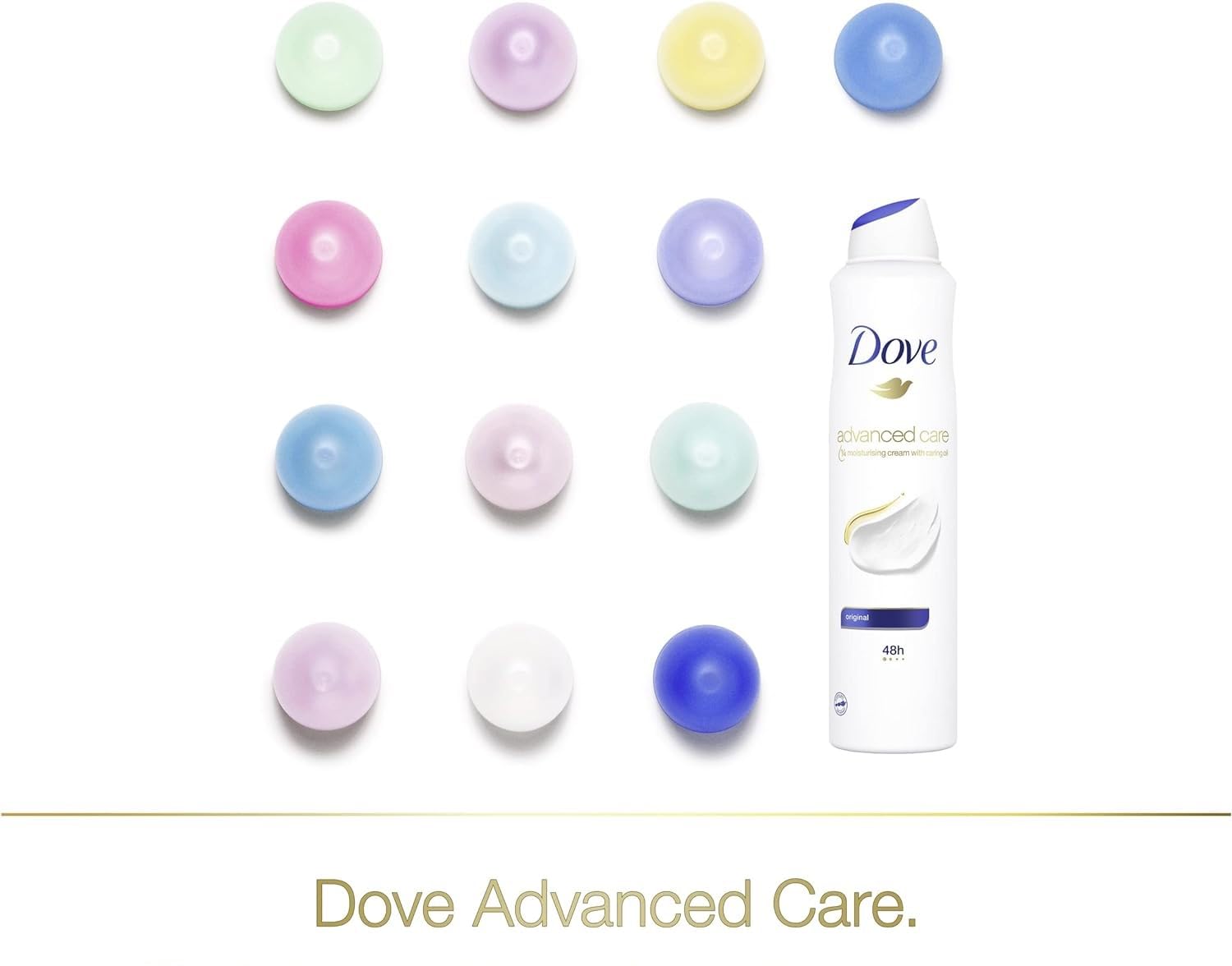 Dove Deodorant 4-Pack for Women - Assorted Fragrance - Elevate Your Freshness Game - 150 ml | 48-Hour Confidence and a Touch of Feminine Elegance - Grab Yours Now - Packed by Magna Mindz