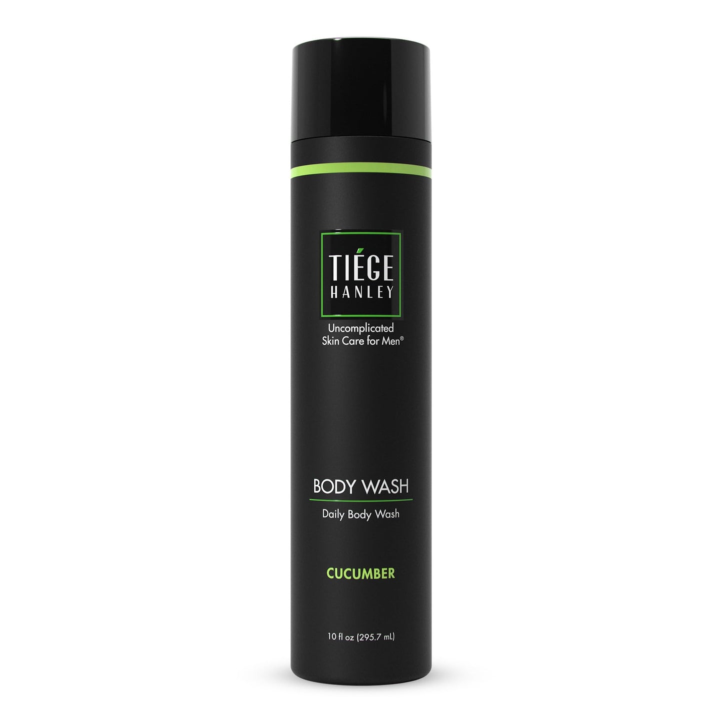 Tiege Hanley Daily Body Wash for Men | Gently Removes Dirt, Sweat and Oil | Cucumber Scent | 10 fluid ounces | Made in the USA | 2 Pack