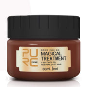 60ml Magical Hair Treatment Mask 5 Seconds Repairs Damage Hair Advanced Molecular Hair deep Conditioner Roots Treatment Return Bouncy Restore Elasticity Hair Care Essence