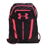 Under Armour Unisex-Adult Undeniable Sackpack , Black (001)/Metallic Silver , One Size Fits Most