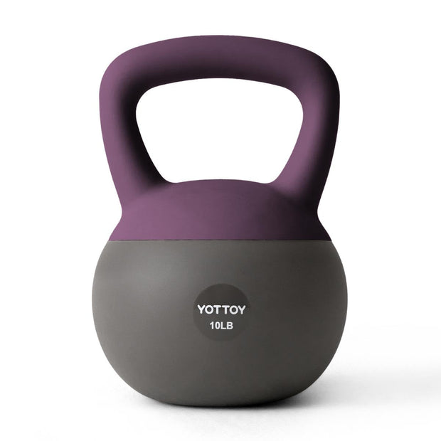 YOTTOY Soft Kettlebell, Set for Strength Training Kettlebells & Home Workouts, Soft-Sided Cushioned Base, Wide-Handle - Ideal for Men, Women, & Beginners