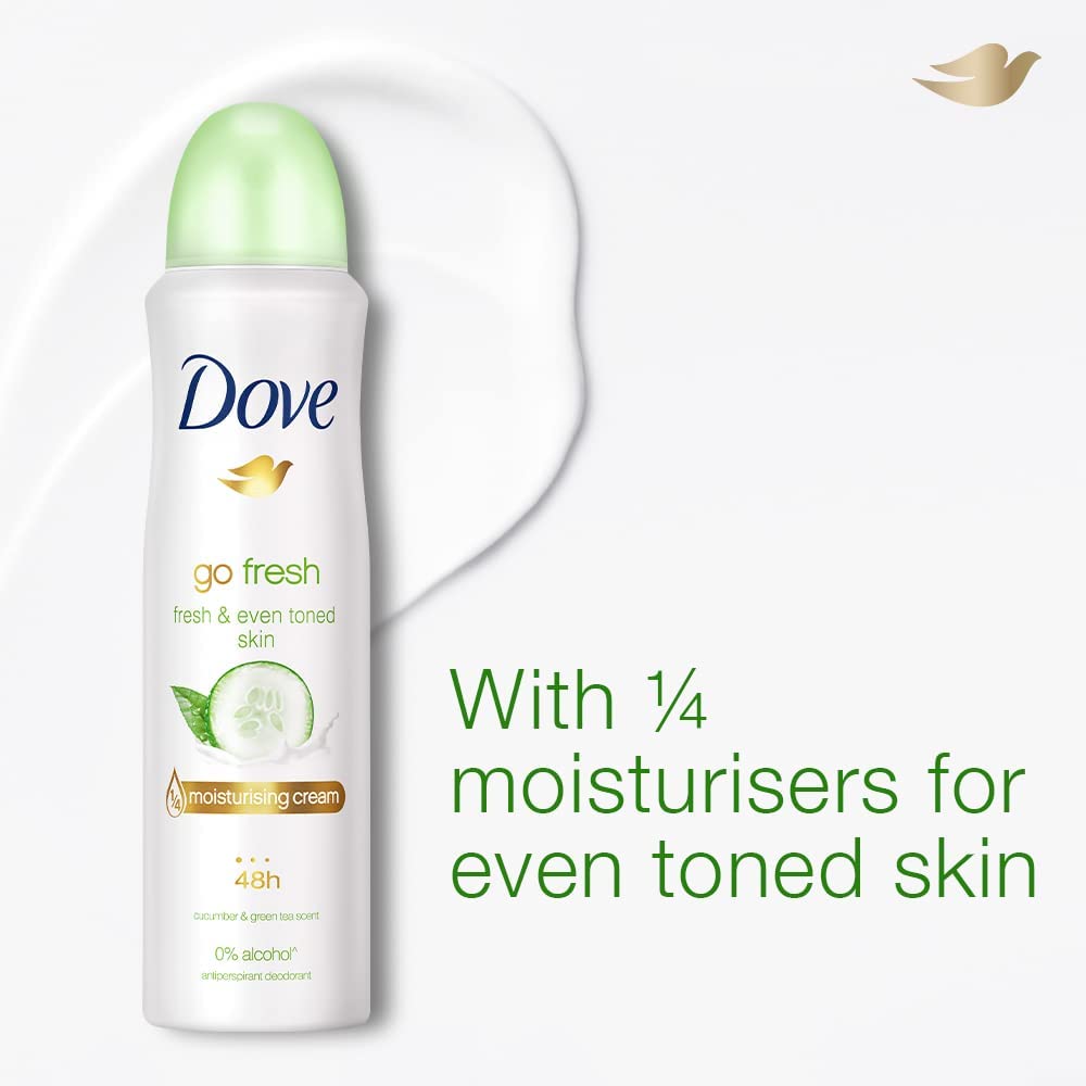 Dove Deodorant 4-Pack for Women - Assorted Fragrance - Elevate Your Freshness Game - 150 ml | 48-Hour Confidence and a Touch of Feminine Elegance - Grab Yours Now - Packed by Magna Mindz