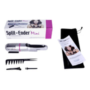 Split Ender Mini – Original Cordless Split End Hair Trimmer for Dry, Damaged, Brittle, Broken, Curly, Frizzy, or Straight Hair – Battery Operated (3 AAA) – at Home Hair Care & Styling Tool – Pink