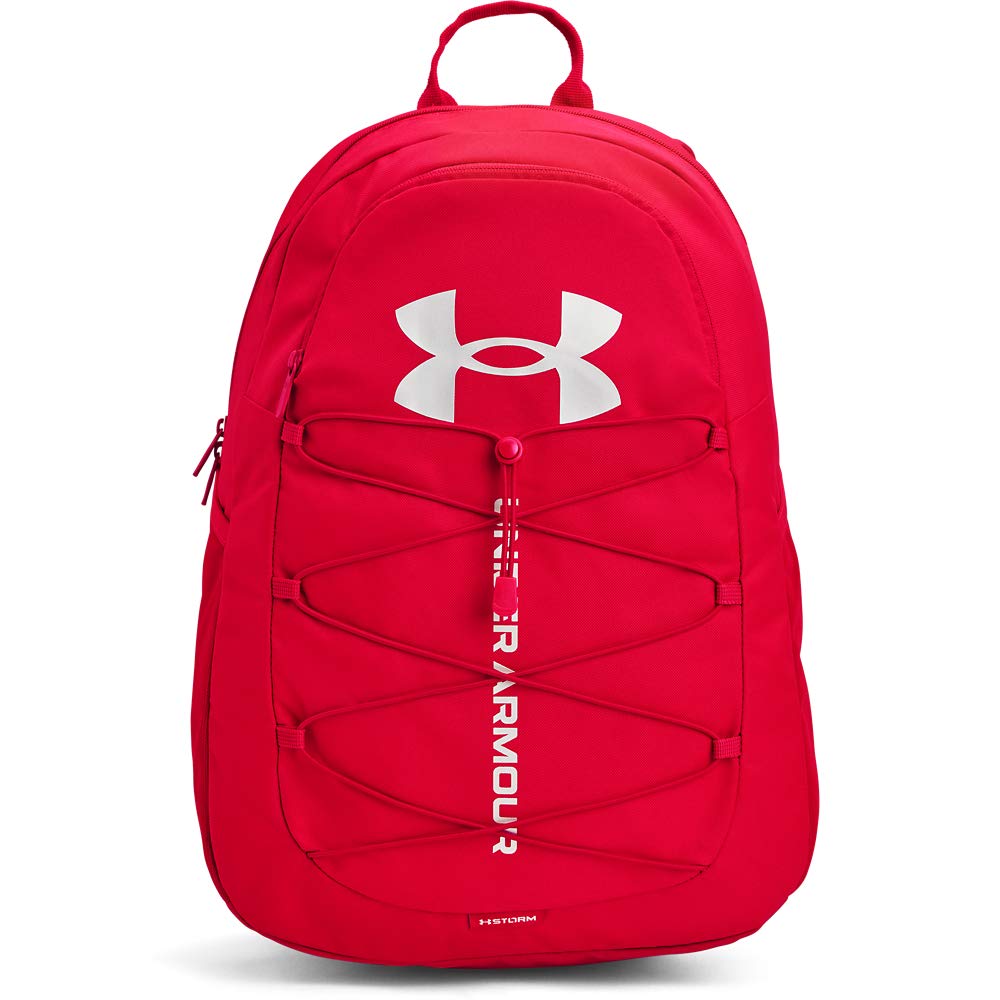 Under Armour Unisex-Adult Hustle Sport Backpack , Black (001)/Silver , One Size Fits All