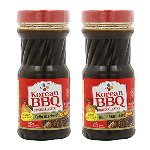 [ 2 Packs ] CJ Korean BBQ Sauce, Kalbi, 29.63-Ounce Bottle for Ribs