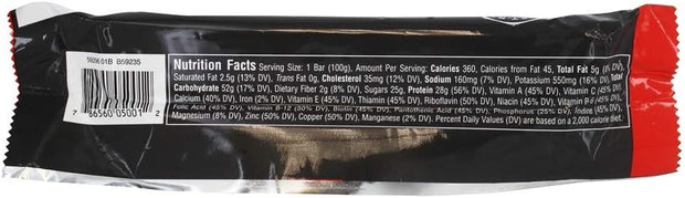 MET-Rx Big 100 Meal Replacement Bar, Chocolate Chip Cookie Dough, 3.52 Ounce, 9 Count