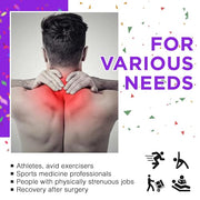 OK TAPE Patterned Kinesiology Tape, Elastic Physical Therapy Athletic Tape for Pain Relief & Muscle Support, Uncut Kinetic Tape, 2in x 16.4ft- 2 Rolls (Rose)