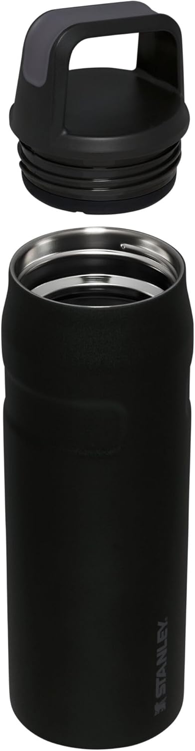 Stanley IceFlow Cap and Carry Water Bottle | Wide Mouth Twist Lid | Lightweight & Leakproof for Travel & Sports | Insulated Stainless Steel | BPA-Free