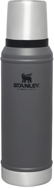 Stanley Classic Legendary Vacuum Bottle 2.0 qt | Wide Mouth with Leakproof Cup Lid | Keep Drinks Hot or Cold | Packable for Travel | Insulated Stainless Steel Thermos | BPA-Free | Hammertone Green