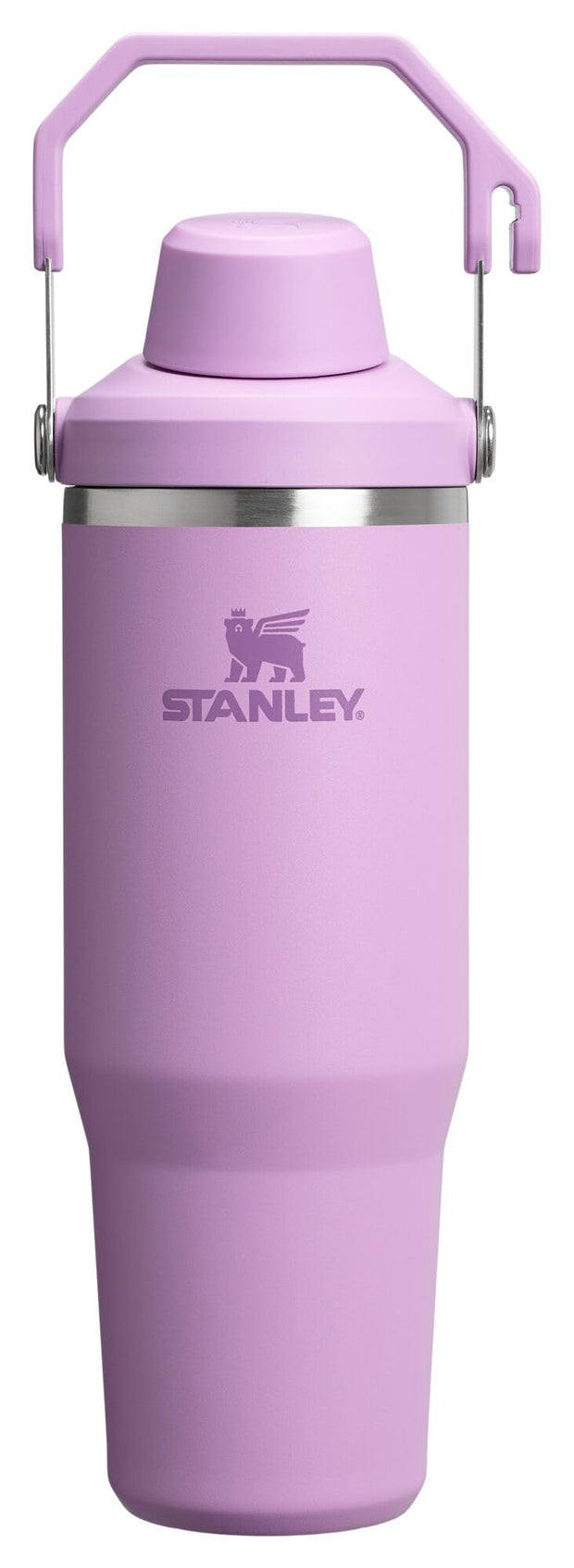 Stanley IceFlow 2.0 Fast Flow Tumbler with Handle 40 oz | Twist On Angled Spout Lid | Leakproof Water Bottle | Insulated Stainless Steel | BPA-Free | Rose Quartz