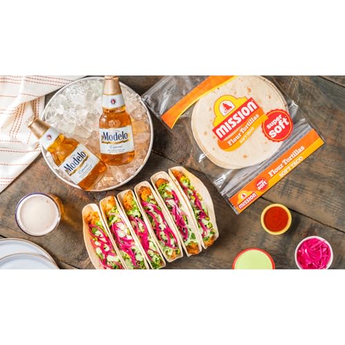 Mission Soft Taco Flour Tortillas, Small Size, 20 Count, Trans Fat Free