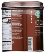 Starbucks Hot Cocoa, Double Chocolate, 7 Ounce