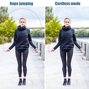Jump Rope, Digital Weighted Handle Workout Jumping Rope with Calorie Counter for Training Fitness, Adjustable Exercise Speed Skipping Rope for Men, Women, Kids, Girls