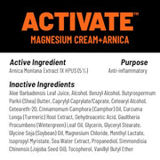 KT Health, Magnesium Cream, Activate - Warms & Loosens Tight Muscles - Use Pre-Workout to Reduce Stiffness