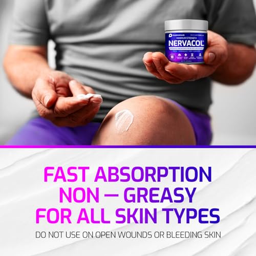 Pharmapulse Neuropathy Nerve Relief Cream – Maximum Strength for Feet, Hands, Legs, Toes, Lower Back - Alpha Lipoic Acid, Arnica, Vitamin B6, Aloe Vera, MSM - Effective Soothing