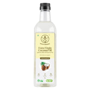Shiva Organic Extra Virgin Coconut Oil - 100% Natural, USDA Certified Organic - 1L (33.8 fl oz)) for Cooking, Beauty, and Holistic Wellness