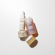 OUAI Travel Kit - Includes Travel Size Leave In Conditioner, Detox Shampoo, Fine to Medium Hair Mask, Scalp & Body Scrub (4 Count)