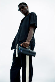 STANLEY Quencher H2.0 Tumbler with Handle and Straw 40 oz | Flowstate 3-Position Lid | Cup Holder Compatible for Travel | Insulated Stainless Steel Cup | BPA-Free | Black Chroma