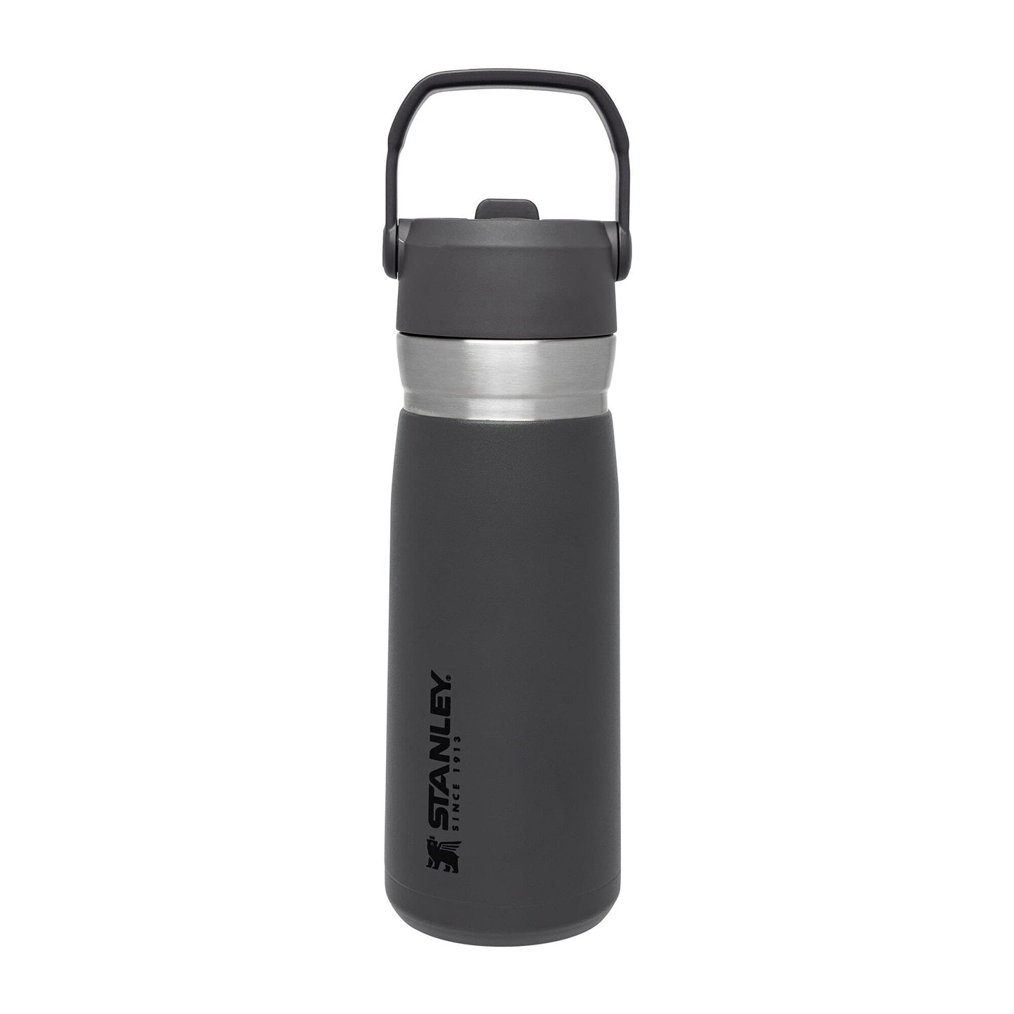 Stanley IceFlow Flip Straw Water Bottle 22 oz | Built-In Straw for Travel and Sports | Lightweight and Leak Resistant | Insulated Stainless Steel | BPA-Free | Polar